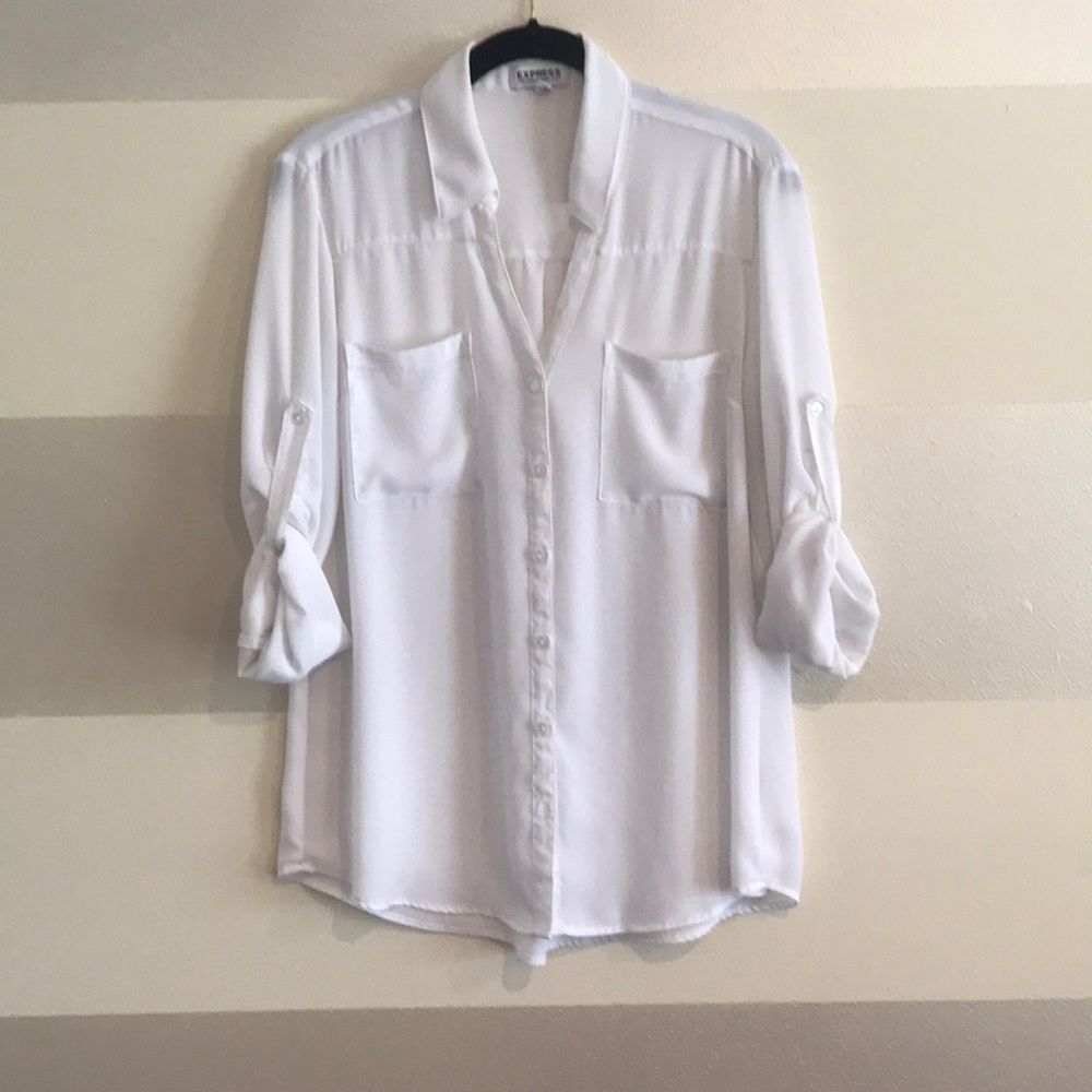 White Express Portofino Button Down